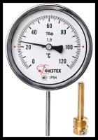 Термометр биметаллический ТБф-120 0…100°С кт.1,5 d.100 IP54 ОШ*6 ГЗЛ-РТ A2.0*14 G1/2 U64 *9/1