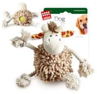 Игрушка для собак Dog Toys жираф С теннисным мячом + пищалка 20 СМ