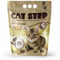 Cat Step Наполнитель растительный комкующийся Tofu Original 2,8кг, 6л