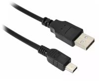 Кабель Rexant, USB - mini-USB, 0,2 м, черный