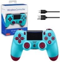 Геймпад-Джойстик для Playstation 4 беспроводной Wireless Controller / Блютуз контроллер PS4 (бирюзовый)