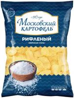 Чипсы Московский КАРТОФЕЛЬ картофельные, соль, 130 г