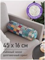 Декоративная подушка-валик 