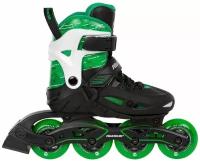 Раздвижные роликовые коньки Powerslide Universe 4W Green 2022