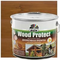 Пропитка декоративная для защиты древесины Dufa Wood Protect орех 10 л