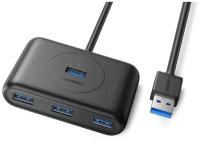 Концентратор-USB UGREEN (HUB) USB 3.0 x 4, 1 м, цвет черный