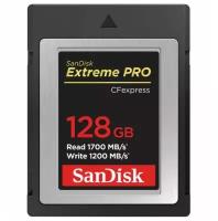 Карта памяти Sandisk Extreme Pro CFExpress Type B 128Gb 1700/1200 Mb/s (SDCFE-128G-GN4NN)