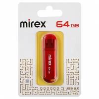 USB Flash Drive 64Gb - Mirex Candy Red 13600-FMUCAR64