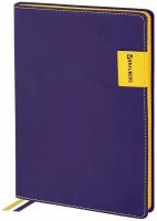 Ежедневник-планер (планинг) / записная книжка / блокнот недатированный А5 (138х213 мм), Brauberg Aim, под кожу, 136 листов, 113424
