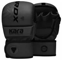 Перчатки для ММА спарринговые RDX Kara F6 черные M