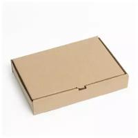 Коробка для пиццы, крафт, 30 х 20 х 5 см. В наборе 10шт