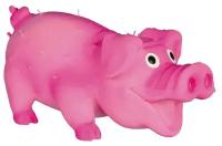 Игрушка Свинья со щетиной, 21 см, латекс, Trixie (цвет может отличаться, 35499)