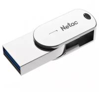 USB флешка Netac U785 16Gb metal USB 3.0 + TypeC (NT03U785C-016G-30PN)