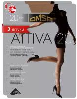 Колготки Omsa Колготки женские Omsa Attiva 20 (спайка 2 шт), 20 den, 2 шт