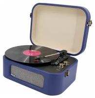 Виниловый проигрыватель Ritmix LP-190B Dark Blue Bluetooth синий