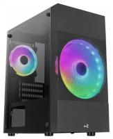 Корпус microATX Aerocool Atomic Lite-G-BK-v2 Без БП чёрный