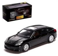 Машина металлическая ТероПром 7335835 PORSCHE PANAMERA TURBO, 1:43, цвет чёрный