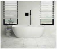 Отдельностоящая акриловая ванна Cerutti SPA dIseo white 1700x850x600