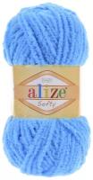 Пряжа Alize Softy (Софти) 364 бирюзовый 100% микрополиэстер 50г 115м 5шт