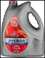 Полусинтетическое моторное масло ЛУКОЙЛ Супер SG/CD 5W-40, 5 л