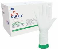 Перчатки хирургические латексные стерильные неопудренные с индикацией прокола Nulife Double Pair (8.5, 2x20 пар)