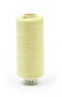 Швейные нитки Dor Tak бытовые, 40/2, 366 м, 100% полиэстер, цвет 104 светло-желтый (40/2. DT.104)