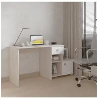 Письменный стол с ящиками ALEROBOSS Smart 5. Цвет: ясень шимо светлый, белый