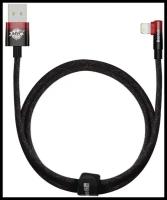 Кабель передачи данных / быстрой зарядки / Baseus MVP 2 в форме локтя Cable USB to iP 2.4A 1m Красный