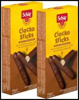 Печенье Schaer Ciocko Sticks в молочном шоколаде без глютена 150г/2шт
