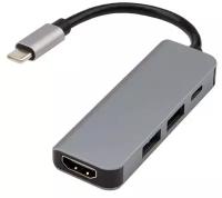 Разветвитель USB Type-C на 4 порта: 1xHDMI/2xUSB 3.0 PD/1xType-C PD Rexant 18-4151 rs-18-4151