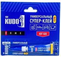 Клей Цианоакрилатный Kudo Универсальный Супер-Клей Гель Kudo 3 Г Kudo Kbt-020 Kudo арт. KBT-020