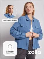 Рубашка Zolla, размер XS, синий