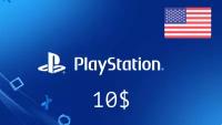 Карта пополнения PlayStation Store 10$