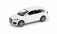 Машина металлическая RMZ City 1:32 Audi Q7 V12, инерционный механизм, двери открываются, белый цвет