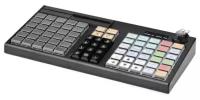Клавиатура программируемая АТОЛ KB-76-KU (rev.2) черная c ридером магнитных карт на 1-3 дорожки (42291)