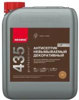 Антисептик невымываемый для дерева Neomid 435, декоративный концентрат, 5 кг, орех