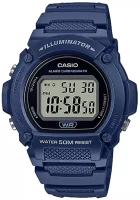 Наручные часы CASIO Collection W219H-2AV, синий, серый