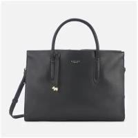 Сумка Radley London черная на двух ручках с длинным ремнем ACLMGC 13503 Large Multiway Grab Bag - Black