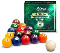 Комплект шаров для бильярда Start Billiards Premium 57,2 мм, пул