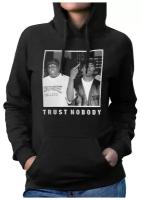 Толстовка / Худи Dream Shirts Тупак и Бигги - Trust Nobody / 2Pac / The Notorious BIG Женский