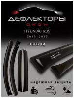 Дефлекторы боковых окон Hyundai ix35, 1 поколение / 2010-2013 / внедорожник