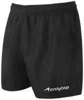 Шорты спортивные ONLYTOP unisex black, размер 42