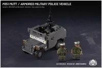 Конструктор Брикмания M151 MUTT - бронированная военно-полицейская машина