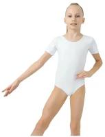 Купальник гимнастический Grace Dance, размер 34, белый