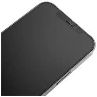 Стекло BlueO 2.5D Silk full cover Anti-glare (с рамкой матовое) для iPhone 12 Pro Max, 0.26 Black