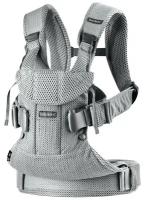 Слинг-эргорюкзак BabyBjorn One Air 3D Mesh для переноски ребенка с рождения и до 3 лет, 3 положения. Серебристый