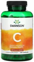 Swanson Vitamin C W/Rose Hips 500 mg 250 капс