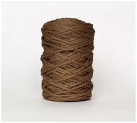 Шнур полиэфирный эльнить - 5 мм, 100 м, 100% полиэфир, с сердечником /шнур для вязания и макраме/