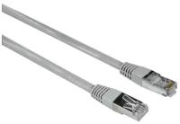 Патч-корд Hama H-30590 STP cat5E 10 м, серый, RJ-45 (m)-RJ-45 (m)