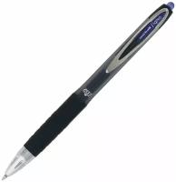 UNI Ручка гелевая автоматическая uni-ball (япония) signo, синяя, корпус тонированный, узел 0,7 мм, линия письма 0,4 мм, umn-207 blue